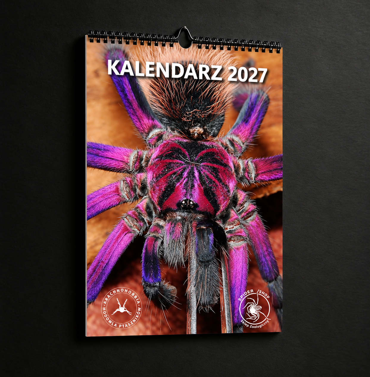 KALENDARZ na rok 2027 - SPIDERSHOP x ARACHNOHOBBIA (przedsprzedaż)
